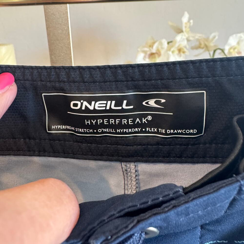 O’Neill Hyperfreak Board Shorts Men’s Size 30 Blue Surf Swim Trunks - Picture 8 of 12